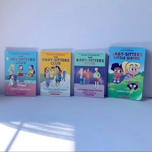 THE BABYSITTERS CLUB four books bundle 4-books EUC